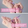 Bona Fide Beauty Glass Cuticle Pusher - High Grit Purple Dual Ended Nail Care Tool with Pointed and Slanted End. Manicure Tool for Women view 4