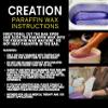 Paraffin Wax Refills by Creation: 6 lbs Peach Scented Paraffin Wax Beads Blocks for Paraffin Bath, Paraffin Wax Machine Refills for Hand Feet Dry Skin, Relieve Stiff Muscles Pain Deep Hydration view 2