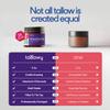 100% Grass-Fed Beef Tallow Balm for Skin  Non-Toxic Whipped Moisturizer for Face & Body  Soothes Dry, Sensitive Skin & Eczema  Lavender Chamomile (4 oz) view 4