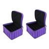 Didiseaon 2pcs Organizer Bag Storage Container for Travel for Essential Oils and Cosmetic Bottles Easy to Carry Great for view 1