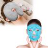 Boundle of CONBELLA Cold Face Eye Masks Ice Face Mask and Heated Face Mask, Microwave Heating Pad for Face view 1
