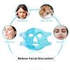 Boundle of CONBELLA Cold Face Eye Masks Ice Face Mask and Heated Face Mask, Microwave Heating Pad for Face view 3