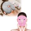 Bundle of CONBELLA Cold Face Eye Masks Ice Face Mask Hot Cold Compress and Heated Face Mask, Microwave Heating Pad for Face view 1