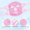 Bundle of CONBELLA Cold Face Eye Masks Ice Face Mask Hot Cold Compress and Heated Face Mask, Microwave Heating Pad for Face view 4