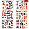 165Pcs Boxing Tattoos Stickers - 18 Sheets Boxing Glove Party Favors Temporary Tattoos for Boxing Theme Birthday Party Decorations, Boxing Fight Night Party Decorations, Boxing Party Gift Prizes view 2