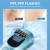 Laser Hair Removal for Women and Men - Permanent Painless Ice Cooling IPL Device Remover Machine with Shaver, Goggles, 999,999 Flashes for Body and Face, Corded view 4