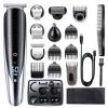 Barber Scissors Hair Clippers for Men, Waterproof Grooming kit All in one Hair Trimmer for Men Professional for Beard Groomer Body face Hair Clipper Electric Shaver view 1