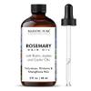 Majestic Pure 100% Pure Rosemary Oil For Hair Growth - Strengthening, Nourishing, Volumizing - Infused with Biotin Oil, Jojoba Oil & Castor Oil - Non GMO Verified - 2 Fl Oz view 1
