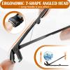 Nail Clippers for Seniors Thick Nails, Large Toenail Clippers for Men Thick Toenails with Wide Opening, Heavy Duty Sharp Slanted Nail Cutter Long Handle Fingernail Clipper Gifts for Men Women Adults view 3