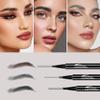 4-Head Split Waterproof Long-lasting Eyebrow Pencil, 2024 Upgraded Natural Brows Eyebrow Pen Magic Eyebrow Microblading Pencil, Natural Makeup Fine Stroke Eyebrow Tattoo Pencil (2Pcs Brown) view 2