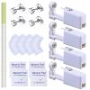 20 Pcs Ear Piercing Kit, Disposable Ear Piercing Gun Kit with 4 Pcs Self Piercing Gun, 4 Pcs Earrings Stud & Cleaning Tools(218 Fashion Pearl 4mm) view 1