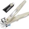 Nail Clippers for Men Seniors with 360 Degree Rotary Head, Heavy Duty Large Fingernail Clipper with Long Handle, Stainless Steel Sharp Nail Cutter Gifts for Men Women Adults view 1