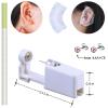 20 Pcs Ear Piercing Kit, Disposable Ear Piercing Gun Kit with 4 Pcs Self Piercing Gun, 4 Pcs Earrings Stud & Cleaning Tools(222 Rose Pink Zircon 4mm) view 2