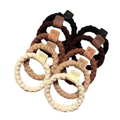 10 PCS Thick Seamless Hair Ties, Womens Mens Elastic Hair Tie, Ponytail Holders Hair Accessories No Damage-D01