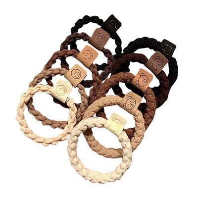 10 PCS Thick Seamless Hair Ties, Womens Mens Elastic Hair Tie, Ponytail Holders Hair Accessories No Damage-D02