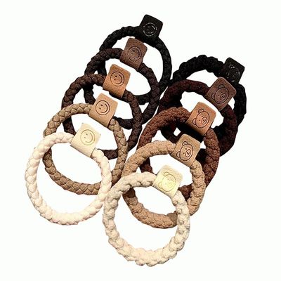 10 PCS Thick Seamless Hair Ties, Womens Mens Elastic Hair Tie, Ponytail Holders Hair Accessories No Damage-D04