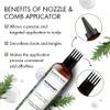 Majestic Pure 100% Pure Rosemary Oil For Hair Growth - Strengthening, Nourishing, Volumizing - Infused with Biotin Oil, Jojoba Oil & Castor Oil - Non GMO Verified - 6.7 Fl Oz (Pack of 2) view 3