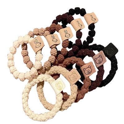 10 PCS Thick Seamless Hair Ties, Womens Mens Elastic Hair Tie, Ponytail Holders Hair Accessories No Damage-D07