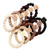 10 PCS Thick Seamless Hair Ties, Womens Mens Elastic Hair Tie, Ponytail Holders Hair Accessories No Damage-D07 view 1