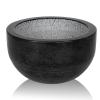 Linkidea Natural Marble Shaving Soap Bowl, Internal Groove Heat Preservation Shaving Bowl, Soap Shaving Bowl Gift for Men, Husband, Boyfriend, Dad (Black), RAC28-02 view 1