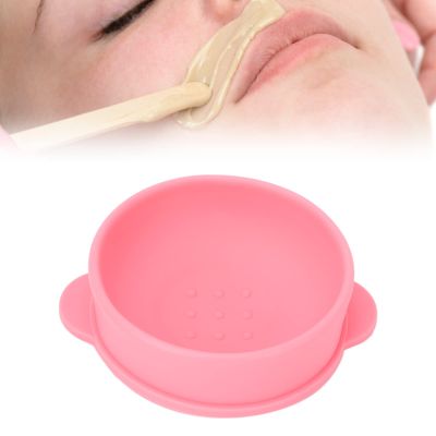 Silicone Wax Pot Replacement, 1.41 Oz Wax Pot Insert for Hair Removal Wax Warmer Liner Removable Waxing Bowl for Home Use Wax Machine Accessory, 40ml (Pink)