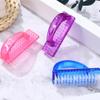 OUNONA 12pcs Nail Cleaner Brushes Large Plastic Dust Remover for Manicure Pedicure Versatile Fingernail Brush Sturdy Handle for Home and Salon Use for Cleaning Hands Feet and Corners view 2