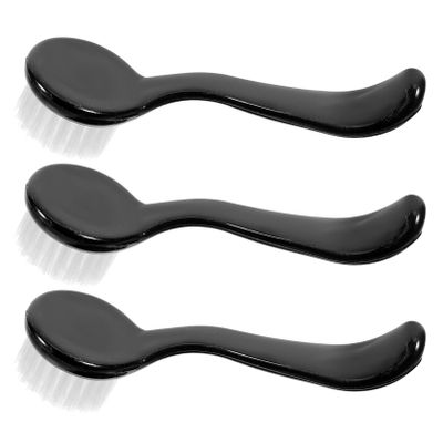 Beavorty 3pcs Exfoliating Facial Scrubber Soft Bristle Cleansing Brush for Home Use Gentle Face Cleaning Tool for All Skin Types for Travel and Daily Care