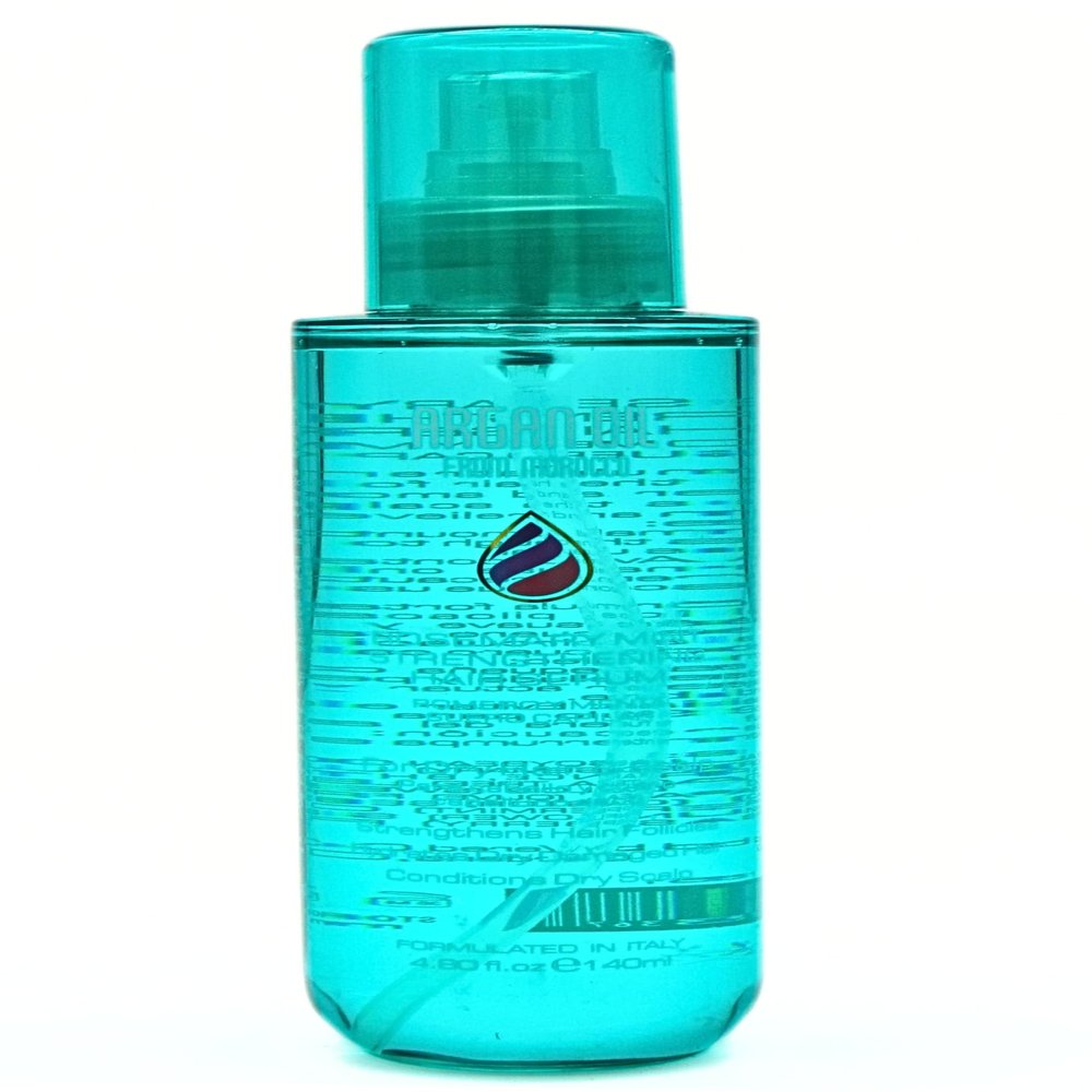 Argan Oil From Morocco Rosemary And Mint Strengthening Hair Serum | For Dry hair & Scalp, Green