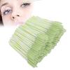 200 Pack Mascara Wands, Mini Disposable Eyelash Brushes, Extensions Eye Lash Wand Brow Brush for Makeup Tool Bulk (Green) view 2