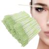 200 Pack Mascara Wands, Mini Disposable Eyelash Brushes, Extensions Eye Lash Wand Brow Brush for Makeup Tool Bulk (Green) view 3