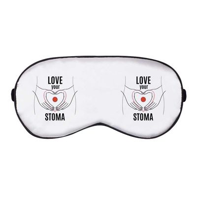 Azeeda 'Love Your Stoma' Sleep/Travel Eye Mask (EY00023550)