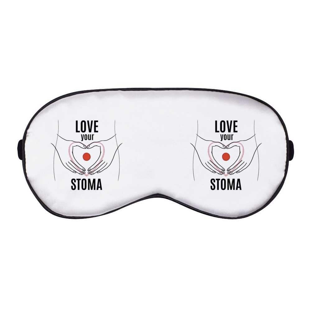 Azeeda 'Love Your Stoma' Sleep/Travel Eye Mask (EY00023550)