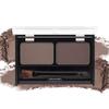 Eyebrow Powder Medium Brown Kit,Eye Brow Powder for Women with Double-ended Eyebrow Brush,Long-Lasting Waterproof Two Colors Brow Filler Get Full Defined Natural Brows,Brown Eyebrow Powder Makeup view 1