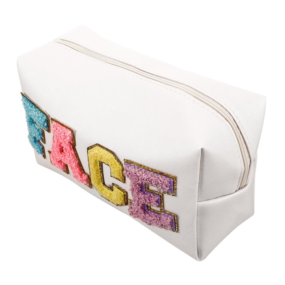 ANDRESLAD Makeup Organizer Bag for Travel Large Capacity Cosmetic Pouch Portable Toiletry Storage for Women and Girls Lightweight and Design Zipper Closure