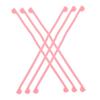 PLAFOPE 3pairs Silicone Eyelash Lift Pads Flexible Perming Ribbons for Lifting Eyelashes for Personal Professional Use Comfortable Durable Design Pink view 1
