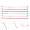 PLAFOPE 3pairs Silicone Eyelash Lift Pads Flexible Perming Ribbons for Lifting Eyelashes for Personal Professional Use Comfortable Durable Design Pink view 2