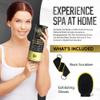 2-in-1 Natural Exfoliating Glove & Back Scrubber Bundle  Premium Korean Dead Skin Remover & Tanning Mitt Skincare Set for Smooth Skin  Body Exfoliator for Keratosis Pilaris & Strawberry Legs view 2
