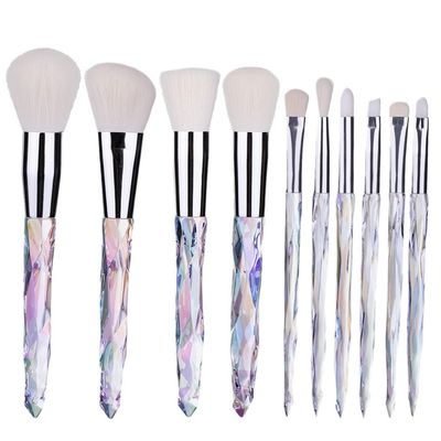 Makeup brush 10 Pieces Professional Makeup Brush Set Cosmetics Blush Foundation Brush Eye Shadow Lip Brow Makeup Brush Set(Color:C)