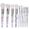 Makeup brush 10 Pieces Professional Makeup Brush Set Cosmetics Blush Foundation Brush Eye Shadow Lip Brow Makeup Brush Set(Color:C) view 1