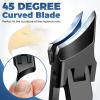 Ingrown Toenail Clippers - Wide Jaw Opening Nail Clippers with Catcher, Heavy Duty Ingrown Toenail Clippers Nail Cutters, Ultra Sharp Slanted Nail Clippers with Long Handle view 2