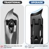 Ingrown Toenail Clippers - Wide Jaw Opening Nail Clippers with Catcher, Heavy Duty Ingrown Toenail Clippers Nail Cutters, Ultra Sharp Slanted Nail Clippers with Long Handle view 3