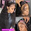 13X4 Water Wave Lace Front Wig 13X6 Hd Lace Curly Wigs Brazilian Wigs For Women Human Hair Deep Wave Lace Frontal Wig view 3