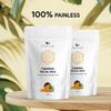 NinthAvenue Basics Turmeric Facial Wax Powder For Leg, 5 Min Painless Natural Face Hair Removal Waxing Powder, Easy To Use At Home, No Chemicals - For women,No Irritation, No Skin Rashes (100G) view 4