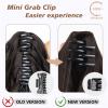 Ponytail Extension 20inch Synthetic Wavy Pony Tail for Daily Party Use Long Curly Wavy Hair Ponytail Extension Claw Jaw Clip in Synthetic Hairpieces for Women Ponytail Hairpiece for Women(Color:Mixed view 3