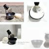 JEQUIL&CORENVEO Shaving Brush Set for Men, Pure Badger Hair Shaving Brush with Soap, Stand and Bowl view 4