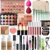 All in One Makeup Kit for Women Full Kit, Professional Travel Makeup Kit for Women & Teens, Foundation Eyeshadow Lipstick Brow Pencil Eyeliner Contour Powder, Complete Make Up Gift Set for Beginners view 1