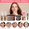 All in One Makeup Kit for Women Full Kit, Professional Travel Makeup Kit for Women & Teens, Foundation Eyeshadow Lipstick Brow Pencil Eyeliner Contour Powder, Complete Make Up Gift Set for Beginners view 4