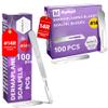 Pack of 100 Disposable Scalpels #14 + 100pcs 14r Blades Dermaplaning kit 14 Blades Scalpel Set view 1