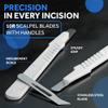 Pack of 20 Disposable Scalpels #14 + 10pcs 10r Blades Dermaplaning Scalpel 10r Blades Scalpel Set view 3
