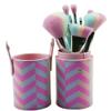 IBDRYKK Gradient 10pcs Makeup Brushes Bucket Set Eyeshadow Brushes Wooden Handle Beauty Tools Makeup Brushes, 18cm view 4